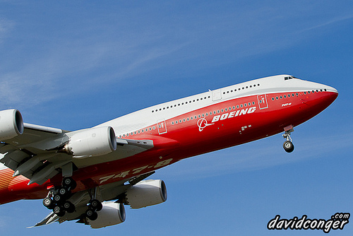 Boeing 747-800 Intercontinental First Flight