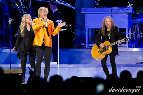 Rod Stewart and Stevie Nicks