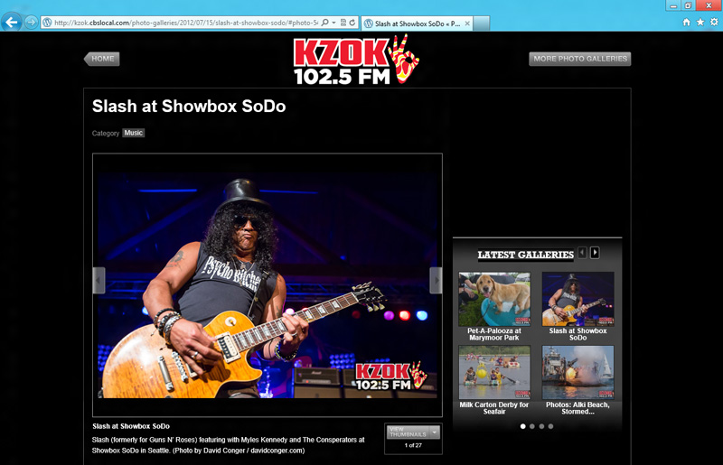 Slash featuring with Myles Kennedy and The Conspirators