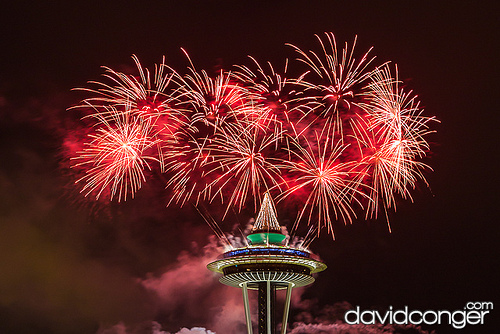 New Year's 2013 at the Space Needle