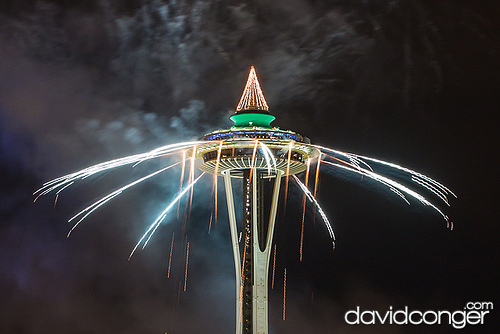 New Year's 2013 at the Space Needle