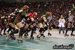 Rat City Rollergirls vs Rose City Rollers, photo 5