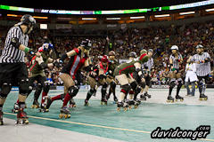 Rat City Rollergirls vs Rose City Rollers, photo 8
