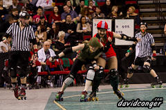 Rat City Rollergirls vs Rose City Rollers, photo 49